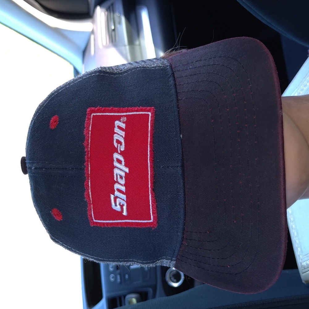 Snap-on Tools Officially Licensed Embroidered Trucker Mesh Strap-on Hat Cap OSFA